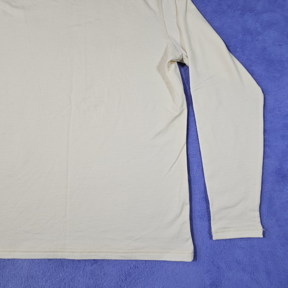 PETER MILLAR GOLF WOOL HOODIE SWEATER -M- IVORY WHITE -CROWN CRAFTED -STRETCH - Picture 9 of 15